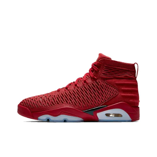 Jordan Air Jordan 23 Flyknit Elevation Anti-slip Lightweight High Top Vintage Basketball Shoes Men's Red Джордан Эйр Джордан 23 Флайникт Элевэйшн Нон-Слип Легкий Высокий Топ Винтажные Баскетбольные Кроссовки Мужские Красные