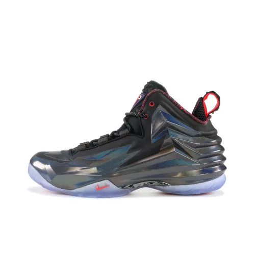 nike Chuck Posite Фиолетовый Дымчатый Shock Absorbers Slip Resistant MID Топ Винтажные баскетбольные кроссовки Мужской Черный