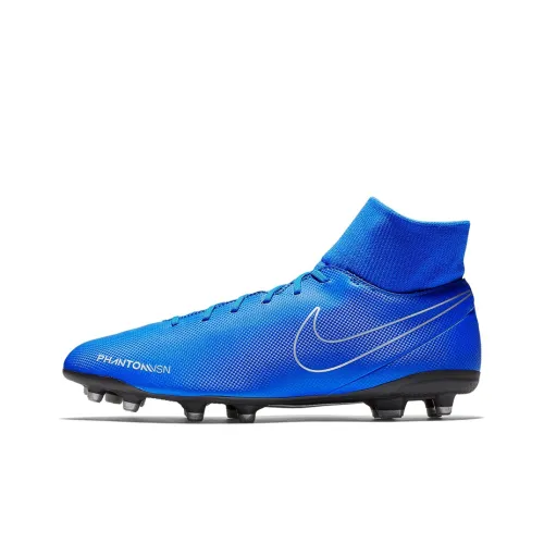 Nike Phantom Vision MG MULTI Ground FG Твердый грунт Амортизаторы Уменьшение сцепления Устойчивость к износу Футбольные бутсы Мужские