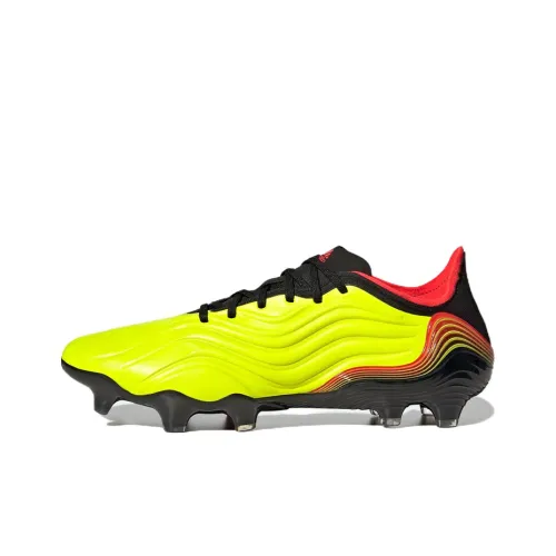 Adidas Copa FG Твердый грунт Природная трава Противоскользящие Устойчивые к истиранию Футбольные бутсы Желтый