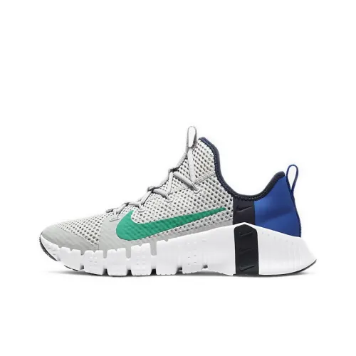 Nike Free Metcon 3 Амортизирующие кроссовки для тренировок Slip-resistant Low-top Unisex Серый Зеленый Синий