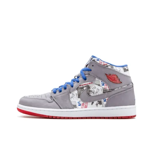 JORDAN Air Jordan 1 Винтажные баскетбольные кроссовки MID Топ Мужской