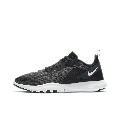Nike Flex Trainer 9 Черный Anthricite Non Slip Легкий Низкий Топ Кроссовки для тренировок Женские Черный Серый