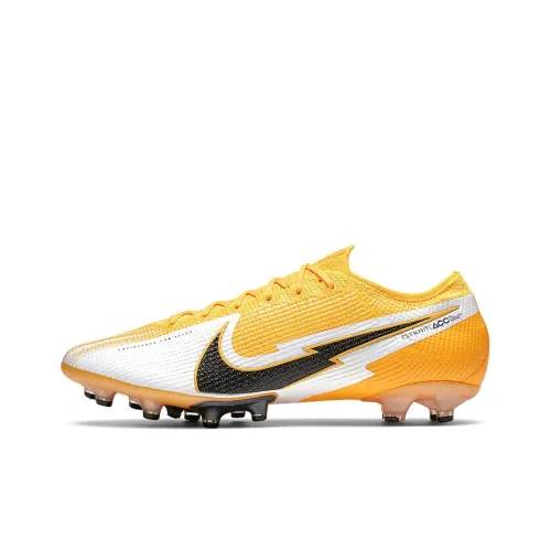 Nike Mercurial Vapor 13 AG Искусственная трава Амортизация Противоскользящее покрытие Футбольные бутсы Мужской Желтый Белый Черный