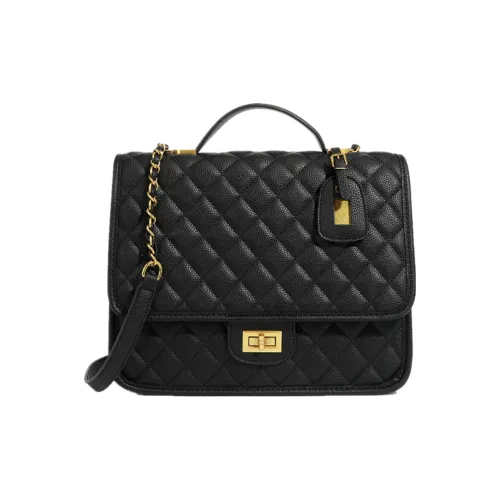 NOMK ПУ (полиуретан) Маленькая квадратная сумка Рюкзак Средний Женский Черный