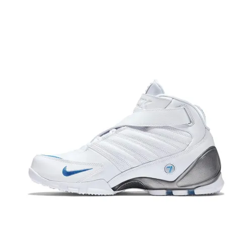 Nike Zoom Vick Three Университетский синий Нескользящий Легкий MID Топ Винтажные баскетбольные кроссовки Мужской Синий