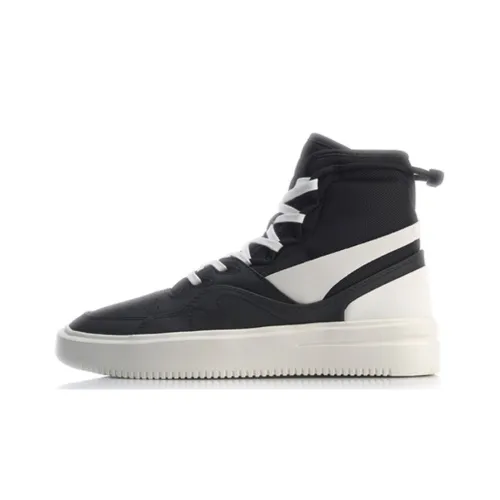 Лайнер 937 Mix Hi WINTERIZED противоскользящий и устойчивый к истиранию высокий топ винтажные баскетбольные кроссовки мужские черные