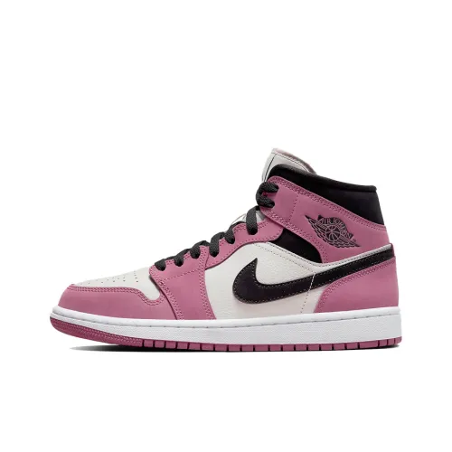 Jordan Air Jordan 1 Винтажные баскетбольные кроссовки MID Топ Женские