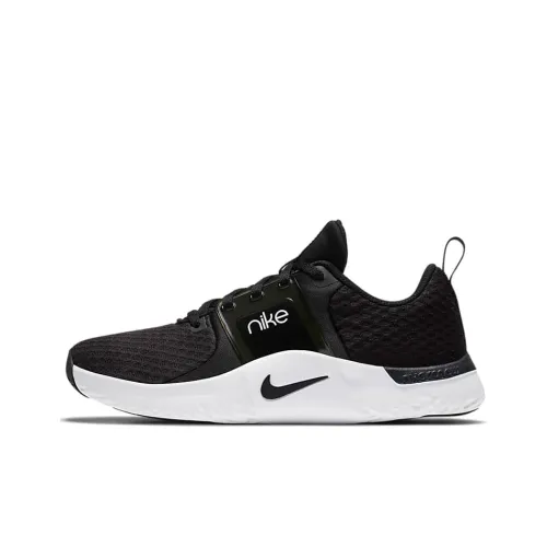 Nike Renew In Season TR 10 TR 10 Амортизирующие Slip-resistant Низкие Кроссовки для тренировок Женские Черный Белый