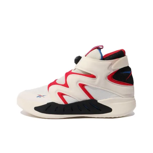Reebok совместный Instapump Fury Zone MID Топ Винтажные баскетбольные кроссовки Унисекс Бежево-розовый