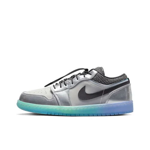 Jordan Air Jordan 1 Low SE 'toggle Серебряный' Низкий Топ Винтажные Баскетбольные Кроссовки Женские Серебряный Серый