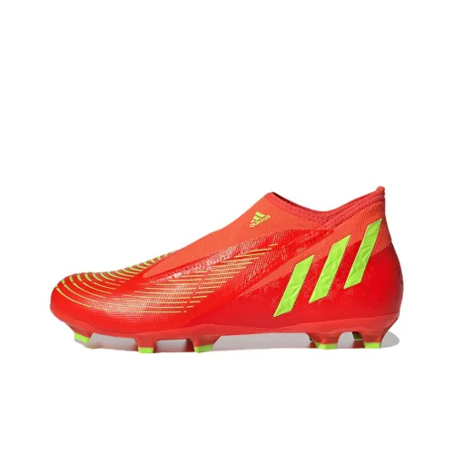 Adidas Predator Edge.3 Износостойкие и Легкие Футбольные бутсы Унисекс Красные Зеленые