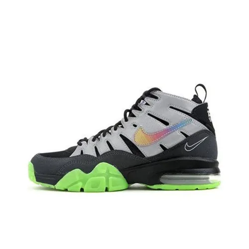 Nike Air Trainer Max 94 EA Спорт Шокабойеры Противоскользящие MID Топ Кроссовки для тренировок Мужской Черный Серый Серебряный