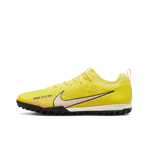 Nike Zoom Mercurial Vapor 15 Pro TF Шипы Противоскользящие Устойчивые к истиранию Футбольные бутсы Мужские Желто-розовые