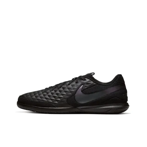 Nike Tiempo Legend 8 Амортизаторы Slip-resistant и устойчивые к истиранию Футбольные бутсы Мужские Черные