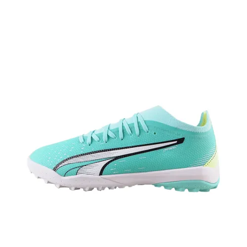 PUMA Match TT Шипы Искусственные Шипы Твердая Подкладочная ткань Футбольные бутсы Мужские Мятно-зеленый