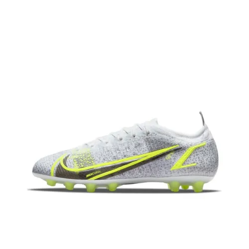 Nike Mercurial Vapor 14 HG Твердый Ground Противоскользящие Устойчивые к истиранию Футбольные бутсы Мужские Серый Зеленый