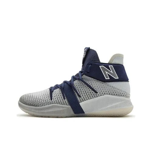 New Balance NB OMN1S Leonard MID Топ Винтажные Баскетбольные Кроссовки Мужские Серый Синий