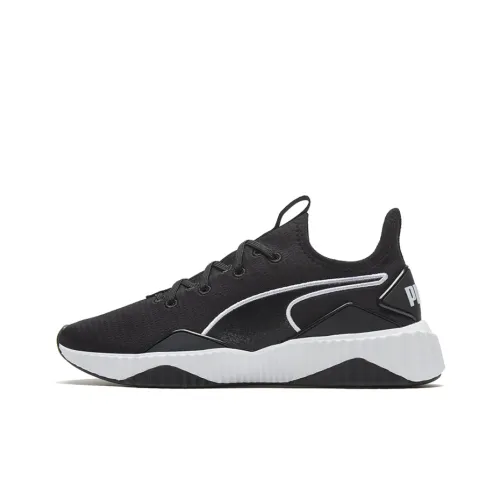 PUMA Defy Амортизация Износостойкие Низкие Кроссовки для Тренировок Женские Черный Белый