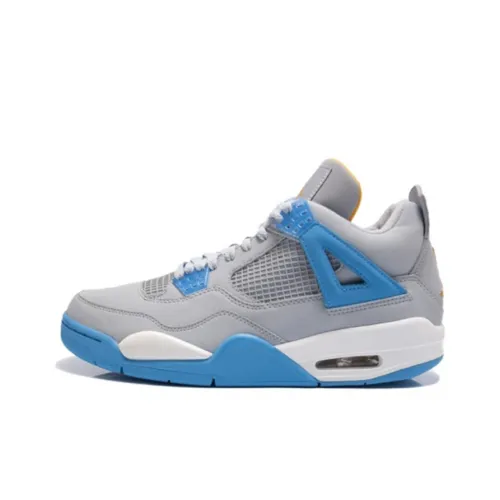 Jordan Air Jordan 4 Jordan 4 Retro Haze Синий MID Топ Винтажные баскетбольные кроссовки Мужской Серый Синий