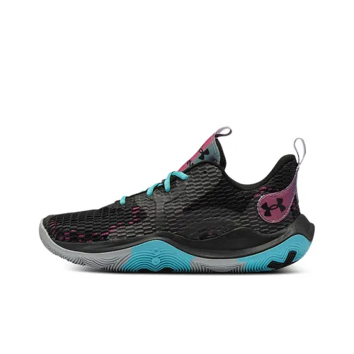 Under Armour Spawn 3 Винтажные баскетбольные кроссовки Low Топ Унисекс