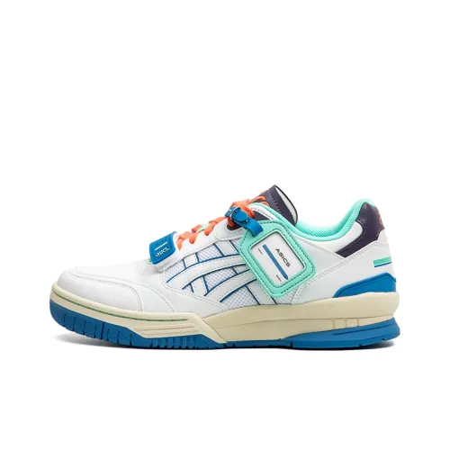 Asics Гель Spotlyte Low V2 Low Топ Винтажные Баскетбольные Кроссовки Унисекс Сине-Белый