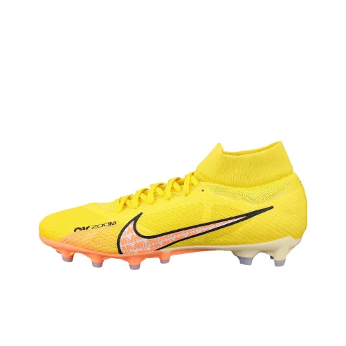 Nike Mercurial Superfly 9 Футбольные бутсы MID Топ Желтый Мужской