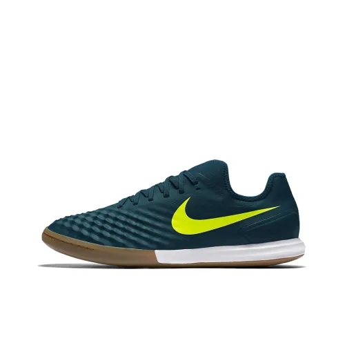 nike MagistaX Finale 2 IC Амортизирующие шоки Противоскользящие и устойчивые к истиранию футбольные бутсы Мужской Яшмовый