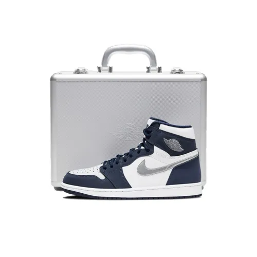 Jordan Air Jordan 1 Retro High OG 'Midnight Blue' High Top Vintage Баскетбольные Кроссовки Мужские Midnight Blue Выпуск 2020