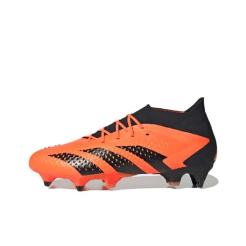 Adidas Predator Accuracy.1 IC IN Противоскользящие устойчивые к истиранию футбольные бутсы унисекс Черный Оранжевый