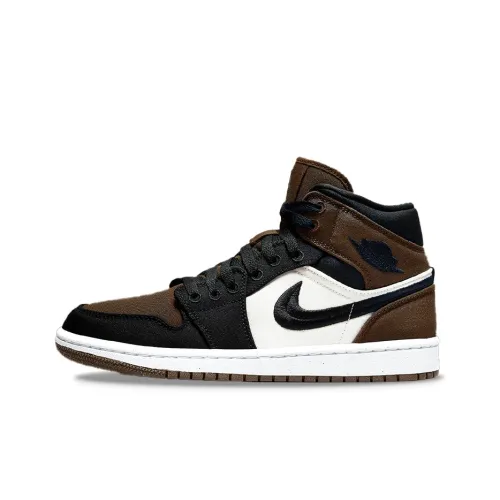 Jordan Air Jordan 1 Винтажные баскетбольные кроссовки MID Топ Женские