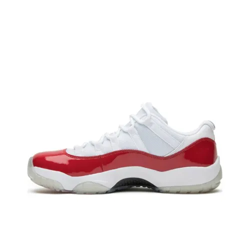 Jordan Air Jordan 11 Retro Low 'Cherry' Low Top Винтажные баскетбольные кроссовки Мужские Красный Белый 2016 Edition