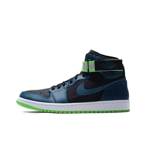 Jordan Air Jordan 1 High Топ Винтажные баскетбольные кроссовки Мужской Озерный зеленый