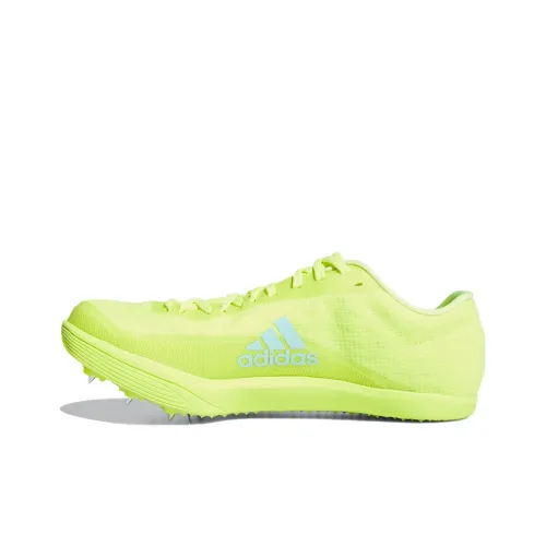 Adidas Adizero Long Jump Spikes Slip-resistant Breathable Lightweight Football Cleats Unisex Green Blue Adidas Adizero Long Jump Spikes Противоскользящие Дышащие Легкие Футбольные бутсы Унисекс Зеленый Синий