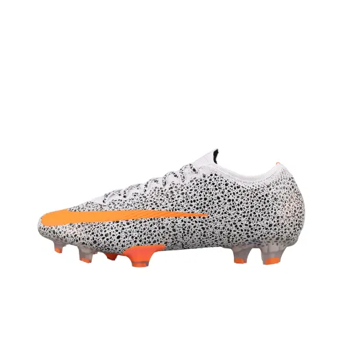 nike Mercurial Vapor 13 FG Твердый грунт Природная трава Противоскользящие Поддержка Баланс Футбольные бутсы Унисекс Серый