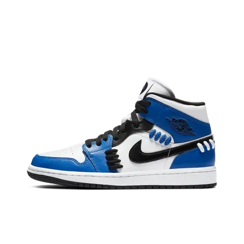 Jordan Air Jordan 1 Винтажные баскетбольные кроссовки MID Топ Женские