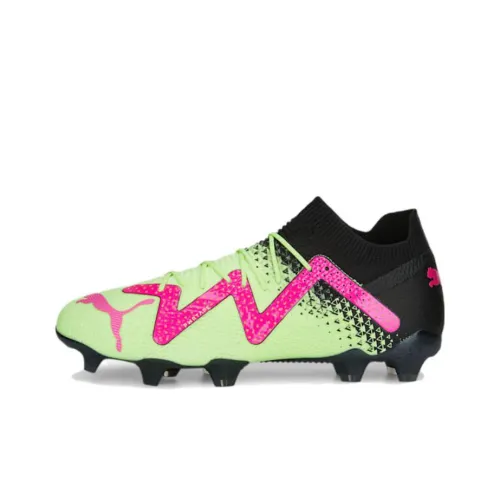 PUMA Future Ultimate AG Искусственная трава FG Твердый грунт Искусственные шипы Естественная трава Футбольные бутсы Мужские Красный Зеленый