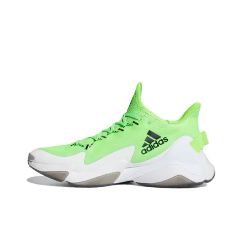 Adidas Mahomes 1 Impact Fl Противоскользящие устойчивые к истиранию футбольные бутсы для мужчин неоновый зеленый