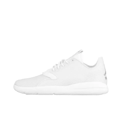 Джордан Eclipse Slip-Resistant Abrasion-Resistant Low Top Винтажные Баскетбольные Кроссовки Унисекс Серый Белый