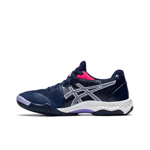 Asics Netburner Ballistic FF 2 Low Топ Винтажные Баскетбольные Кроссовки Женские Синие