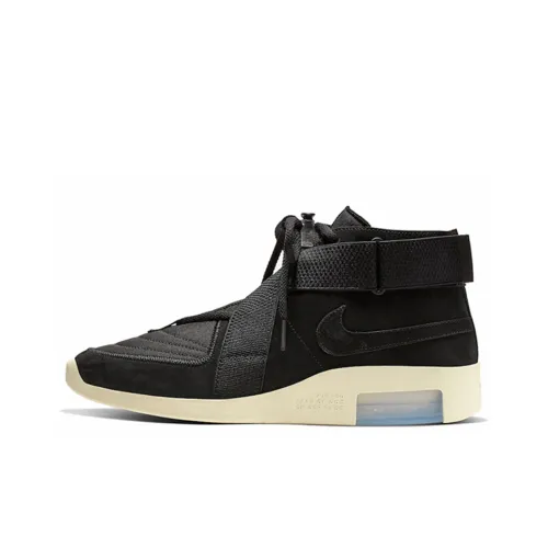 Fear Of God x Nike Air Fear Of God 180 MID Топ Винтажные баскетбольные кроссовки Унисекс Черный