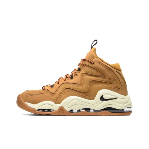Nike Air Pippen Non Bottom Skirt Легкий MID Топ Винтажные баскетбольные кроссовки Унисекс Пшеница