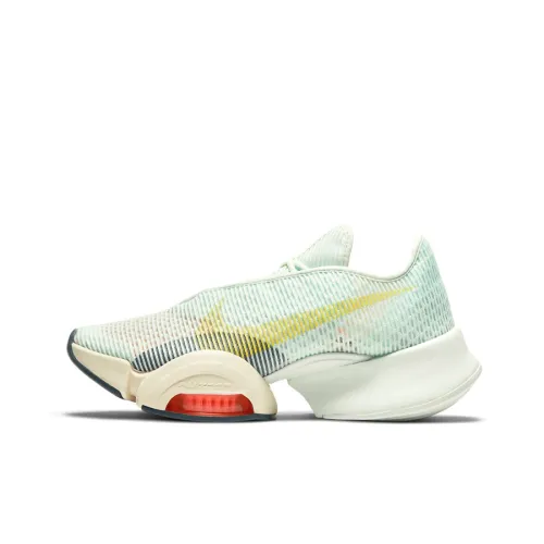 Nike SuperRep Air Zoom 2 Амортизаторы Устойчивые к истиранию Низкий Топ Кроссовки для тренировок Женские Светло-зеленый