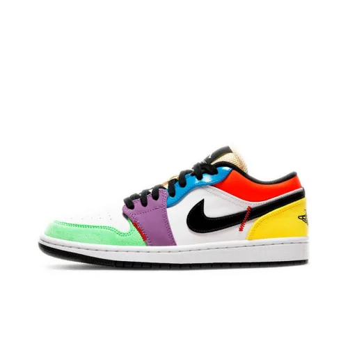 Jordan Air Jordan 1 Винтажные баскетбольные кроссовки Low Топ Женские