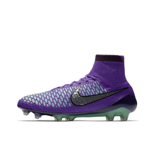 Nike Magista Obra FG Твердое покрытие амортизация противоскользящее покрытие устойчивость к истиранию футбольные бутсы мужской фиолетовый