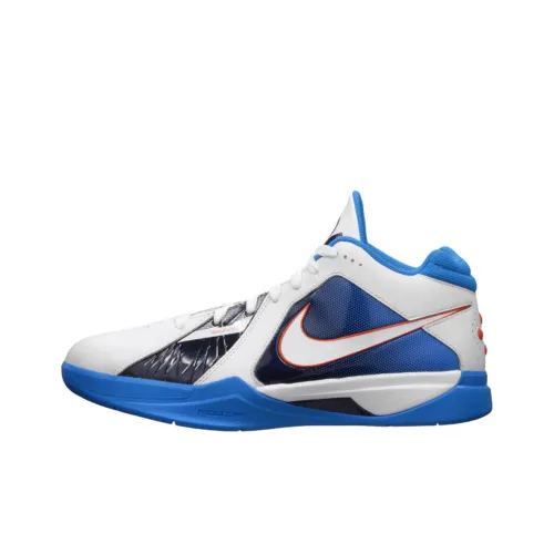Nike KD 3 OKC Дом MID Топ Винтажные баскетбольные кроссовки Мужской Белый
