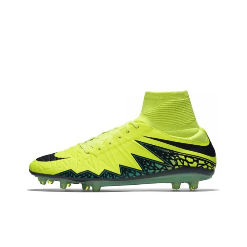 Nike FG Твердый грунт Амортизаторы Ударопрочный Противоскользящий Аbrasion Resistant Футбольные бутсы Мужской Зеленый Черный