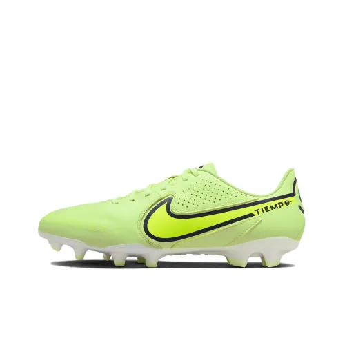 Nike Tiempo Legend 9 MG MULTI Ground Slip-Resistant Покрытие Футбольные бутсы Унисекс Зеленый