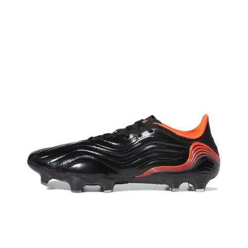 Adidas Copa FG Твердый Грунт Естественная Трава Устойчивые к Износу Футбольные Бутсы Мужские Черные Красные