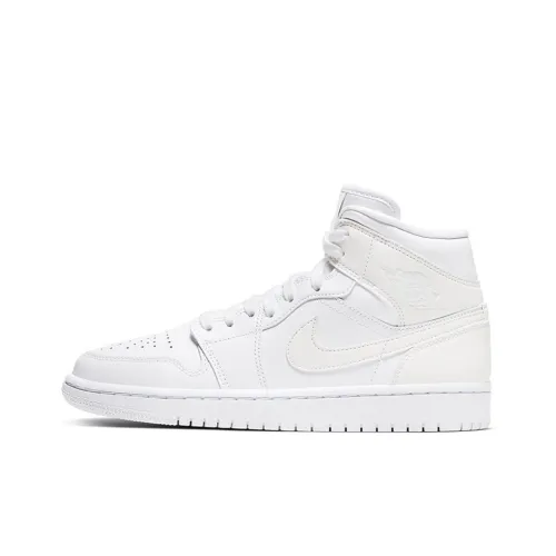 Jordan Air Jordan 1 Винтажные баскетбольные кроссовки MID Топ Женские